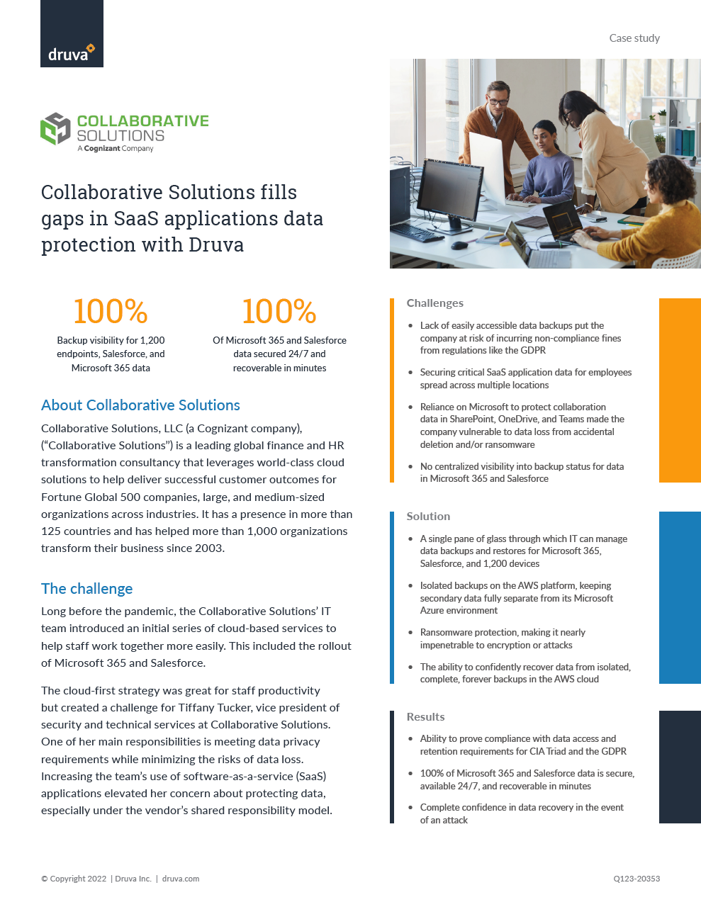 Collaborative Solutions fills gaps in SaaS applications data protection with Druva