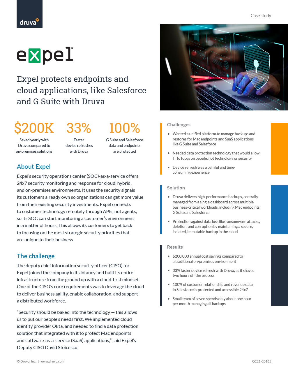 Expel protects endpoints, Salesforce and G Suite data with Druva