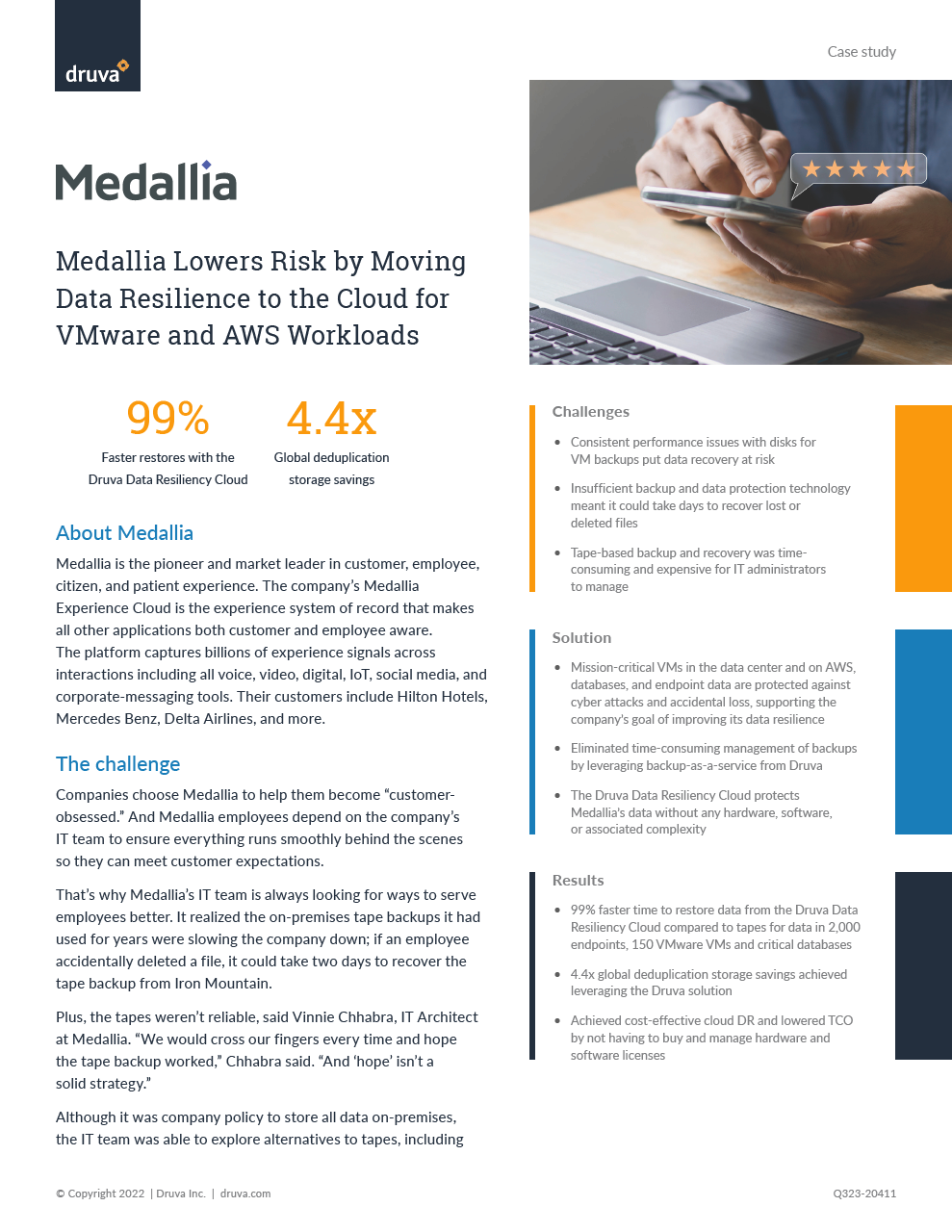 Medallia Moves Data Resilience to the Cloud for VMware and AWS