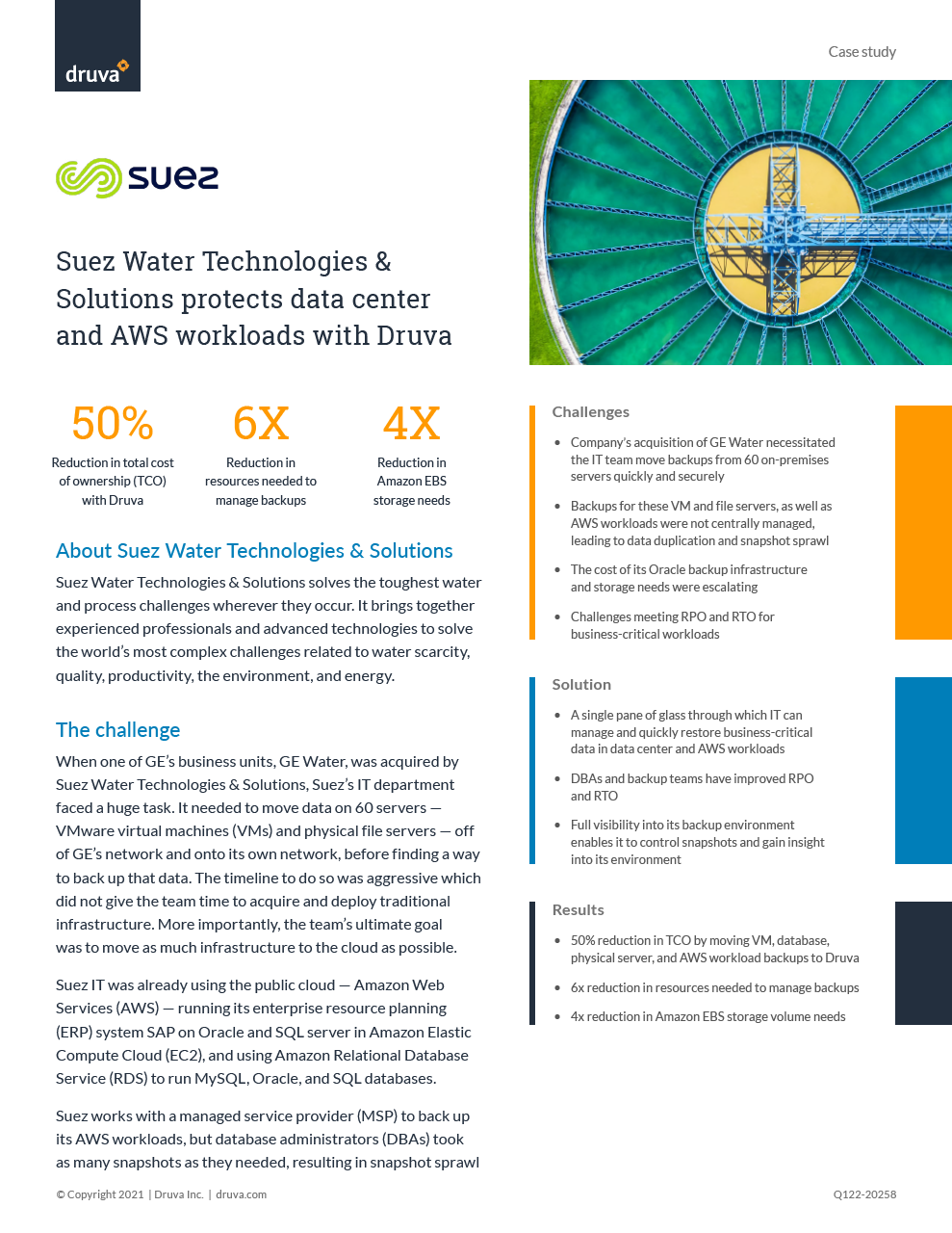 Suez protects data center, AWS workloads with Druva