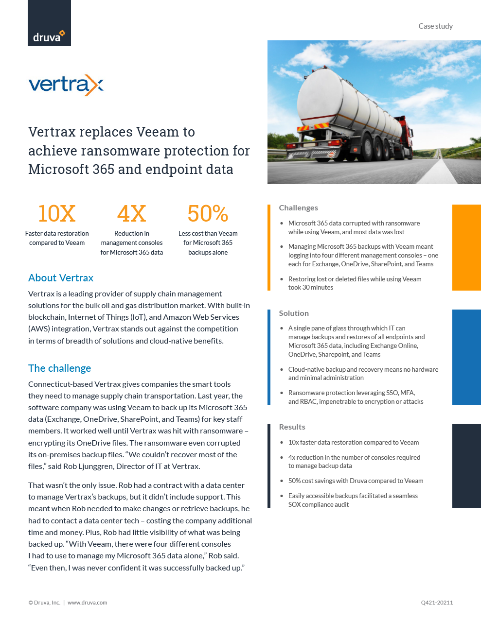 Vertrax replaces Veeam for Microsoft 365 ransomware protection