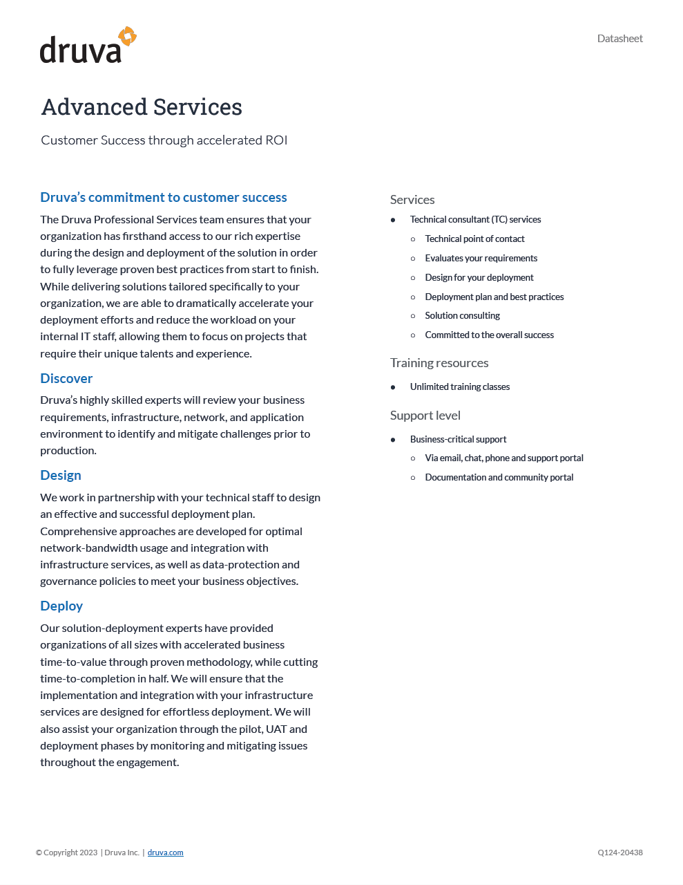 Advanced Services