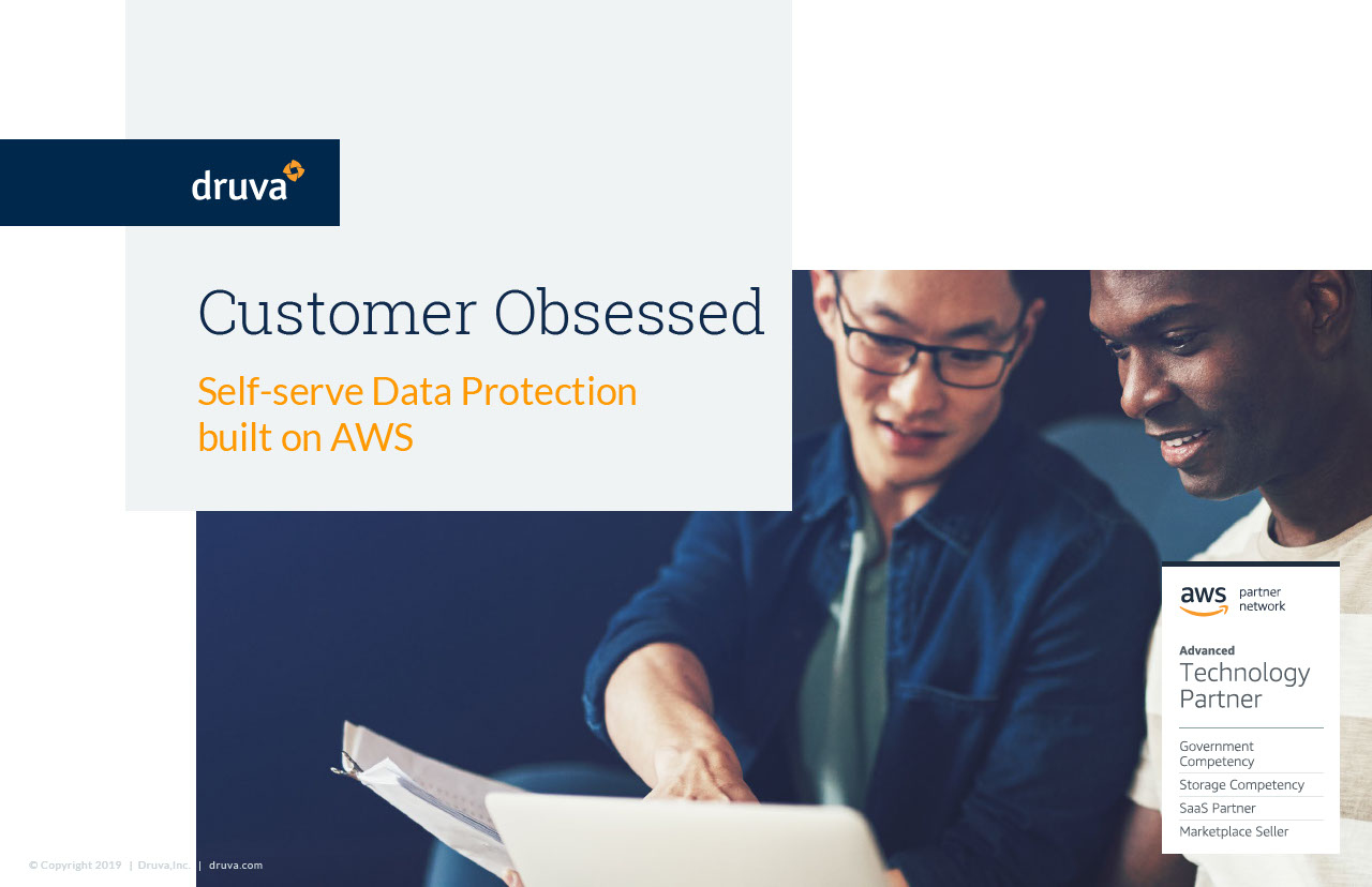Customer obsessed self-serve data protection built on AWS
