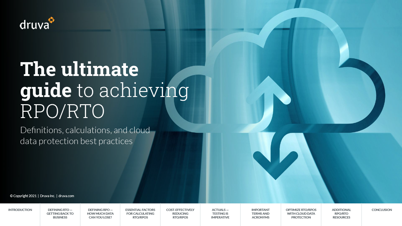 The ultimate guide to achieving RPO/RTO