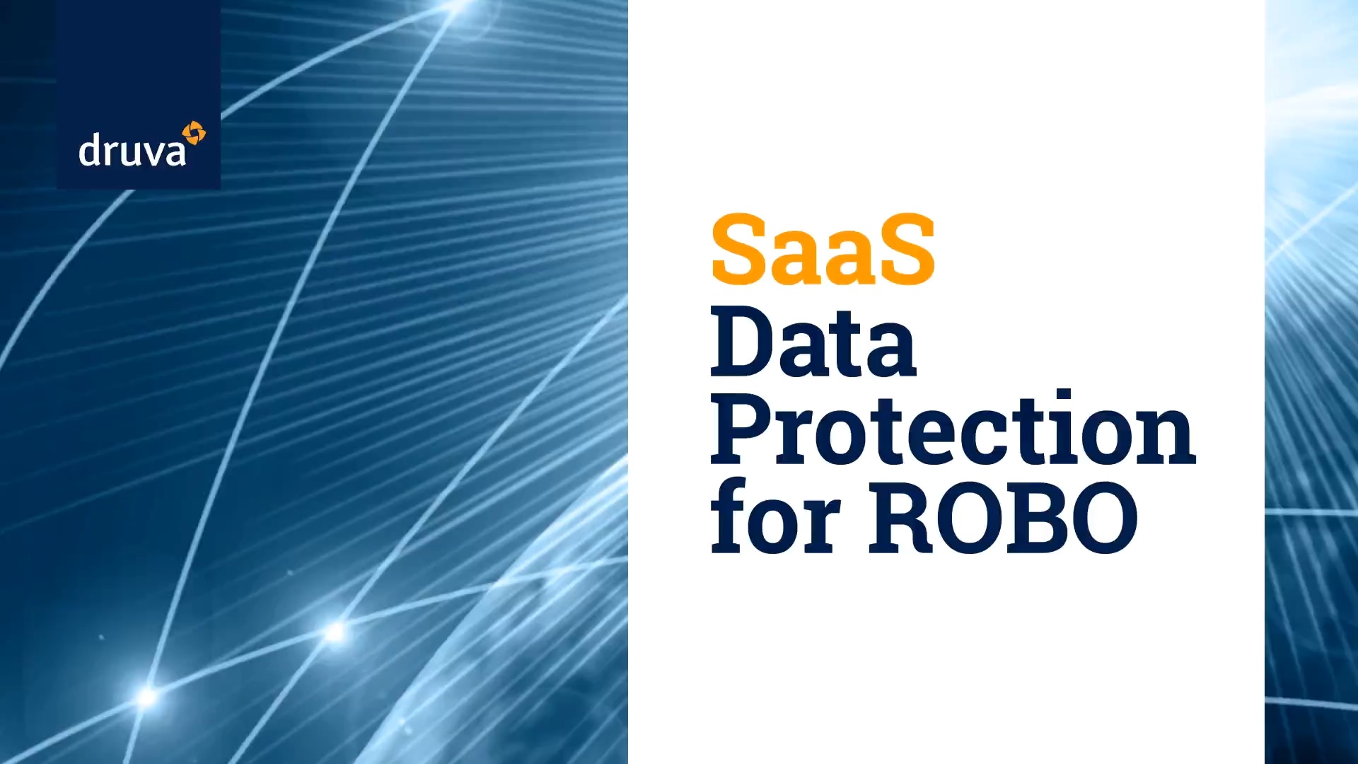 SaaS data protection for ROBO